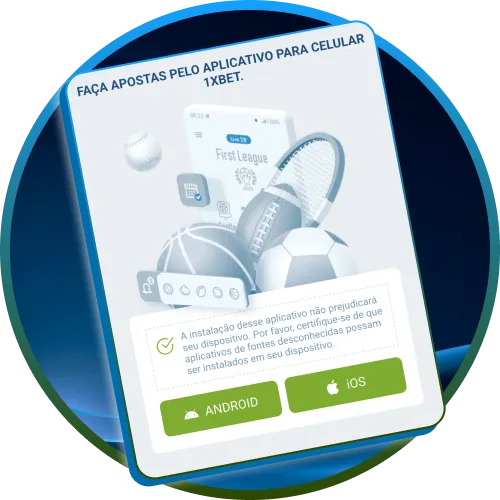 Escolha o 1xBet App para economize tráfego e carregue a bateria do smartphone.
