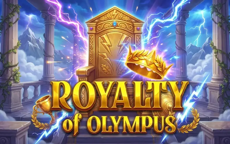 Jogo Royalty of Olympus na plataforma 1xBet.