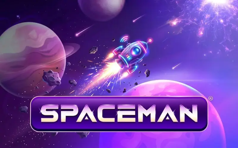 Jogo de colisão Spaceman na plataforma 1xBet.